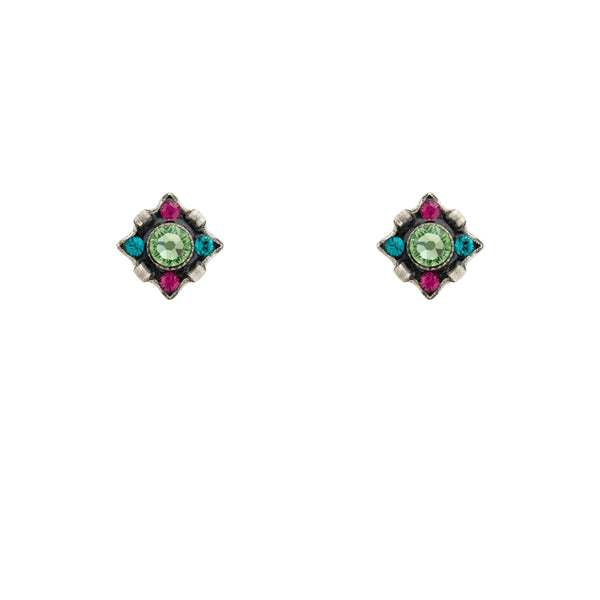 Firefly: Geometric Diamond Stud Earrings (E1076P)