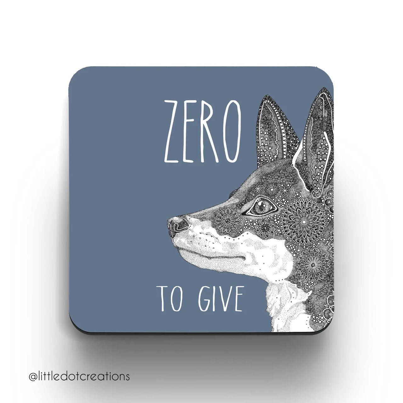 Little Dot Creations: Zero Fox to Give Coaster