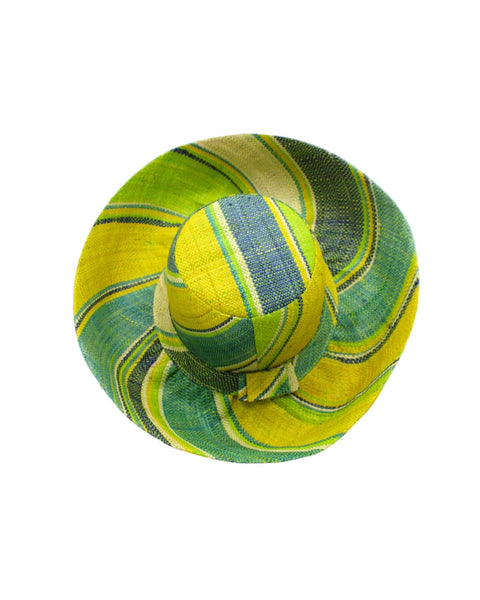 Shebobo: Izarra Swirl Wide Brim Packable Sun Hat