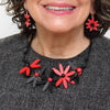 Sylca: Garland Nectar Necklace, Red