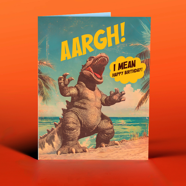 Offensive + Delightful: Godzilla Beach Party Birthday