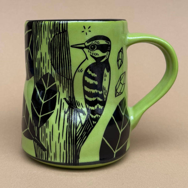 Cary Lane: Lucky Woodpecker Mug