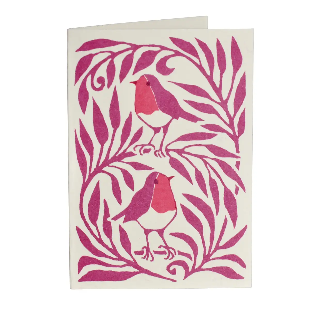 Cambridge Imprint: Two Robins Mini Card