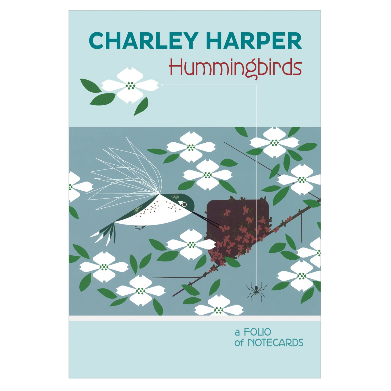 Pomegranate: Charley Harper "Hummingbirds" folio notecards