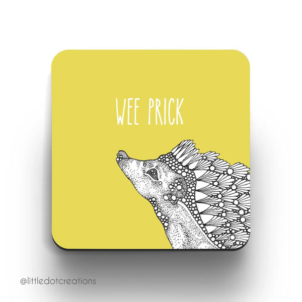 Little Dot Creations: Wee Prick Coaster