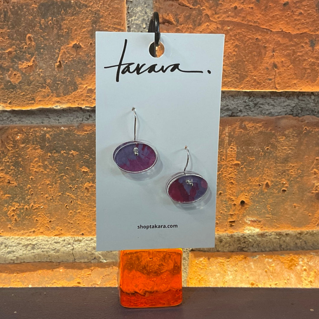 Takara: Oval Dot Earrings