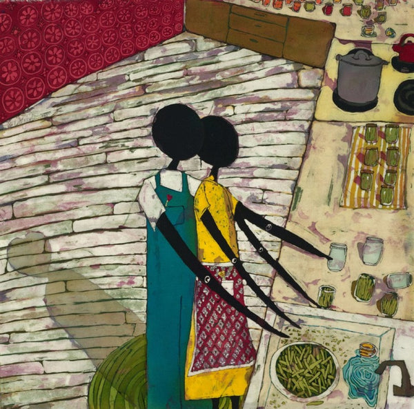 Lisa Telling Kattenbraker: Many hand made life work (card)