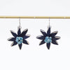 Sylca: Amaya Flower Earrings, Navy