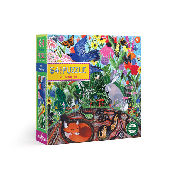 eeBoo: Wild Things 64 pc Puzzle