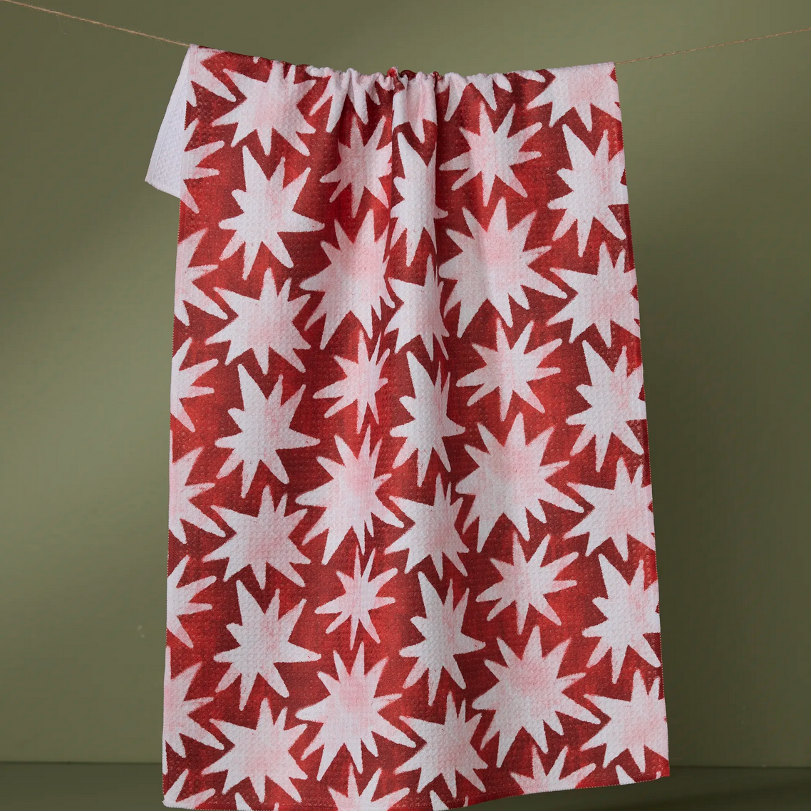 Geometry: Estrellas Tea Towel