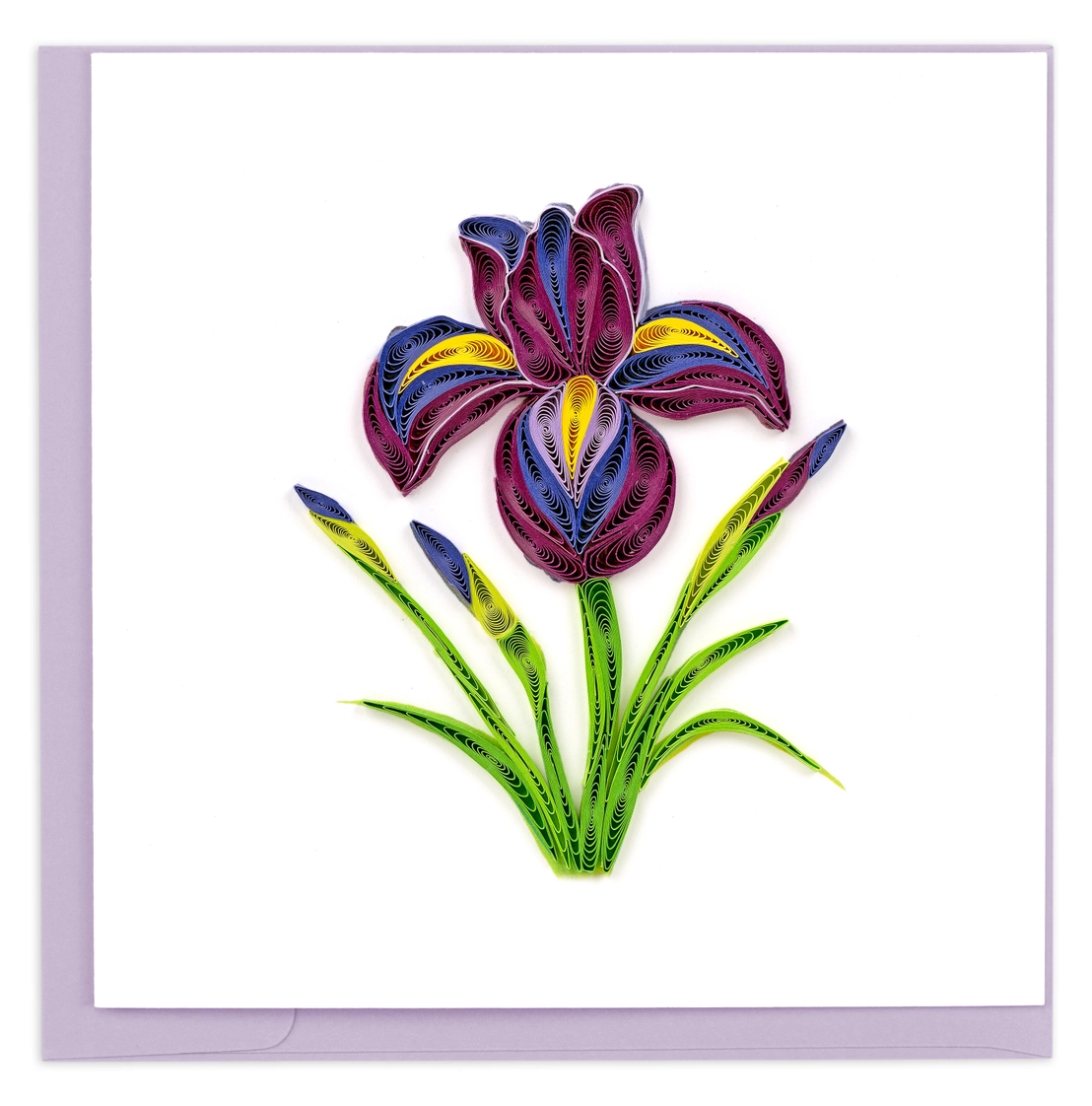 Quilling Card: Iris