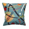 Natural Habitat: Chain stitch pillow & insert, Kandinsky