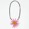 Sylca: Amaya Flower Statement Necklace, Pink