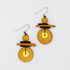 Sylca: Assuta Earrings, Mustard
