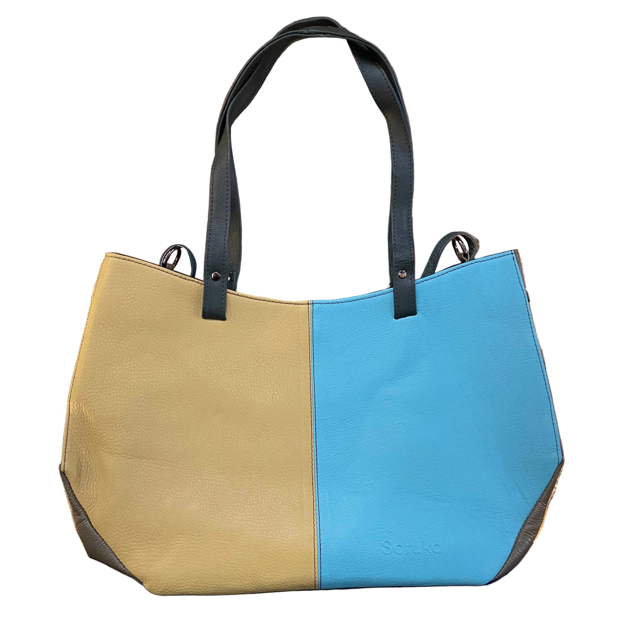 Soruka Alexandra Green Split Hangbag