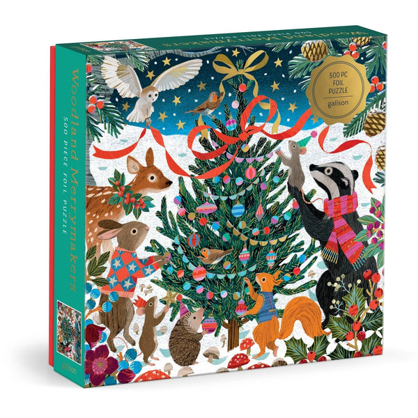 Galison: Woodland Merrymakers 500pc puzzle