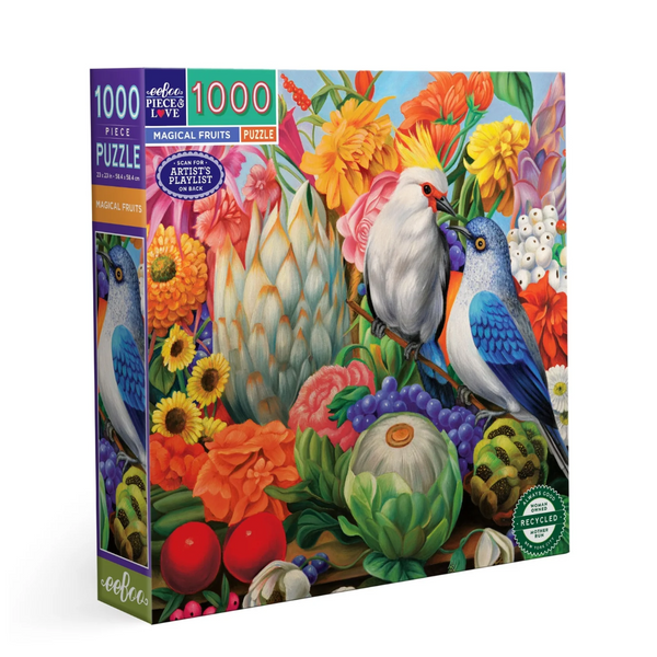 eeBoo: Magical Fruits 1000pc Puzzle