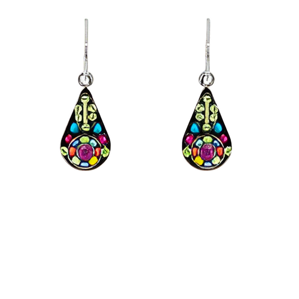 Firefly: Botanical Teardrop Earrings (E284)