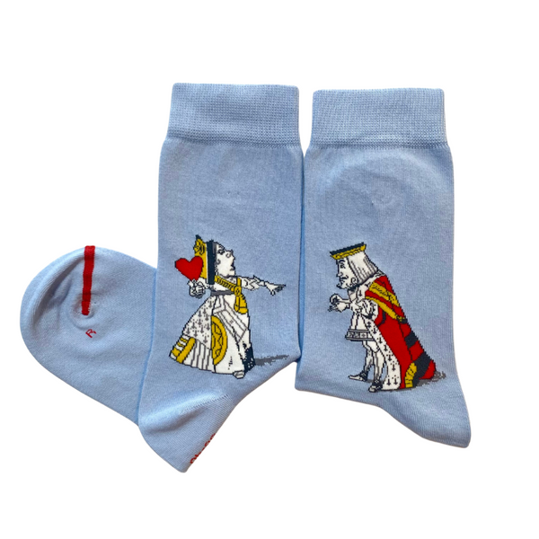 Art Sox: The Queen & King of Hearts (sz 6-9)