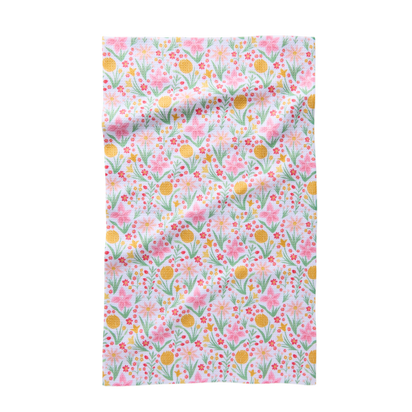 Geometry: Garden of Light Tea Towel