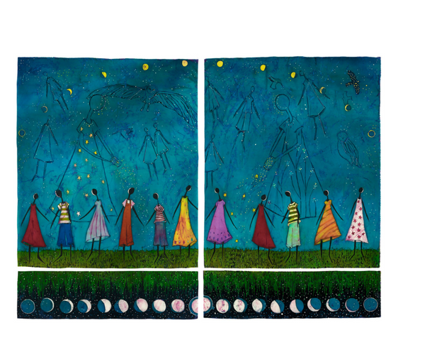 Lisa Telling Kattenbraker: "Pleaides - 2 Sisters" unframed print