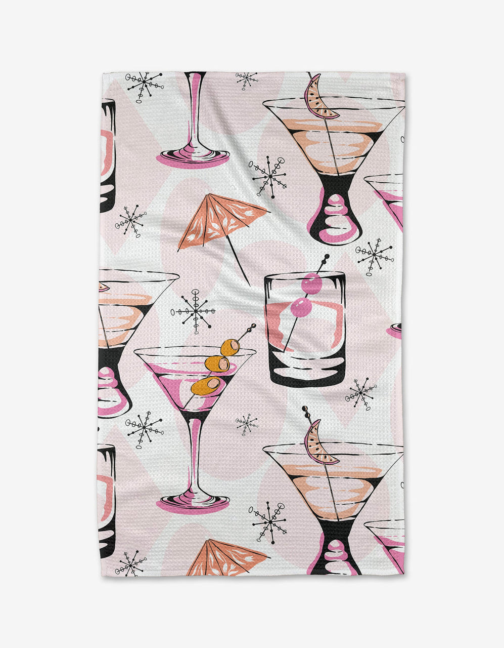 Geometry: Cocktail Hour Kitchen Towel