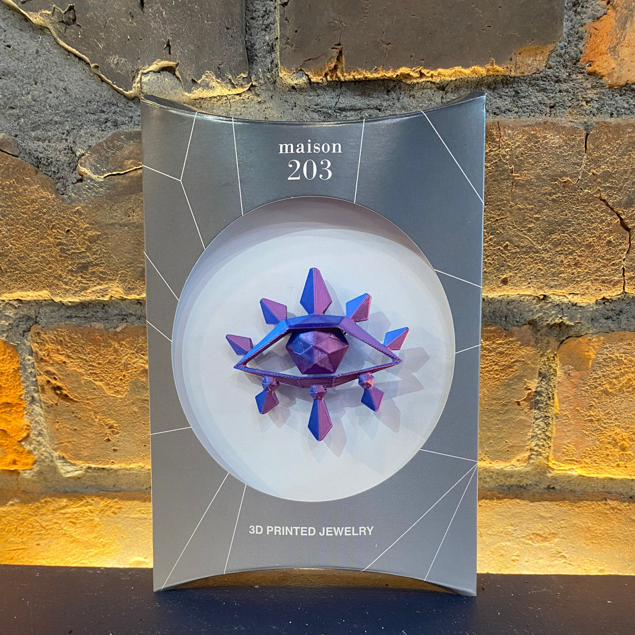 Maison 203: Evil Eye Brooch