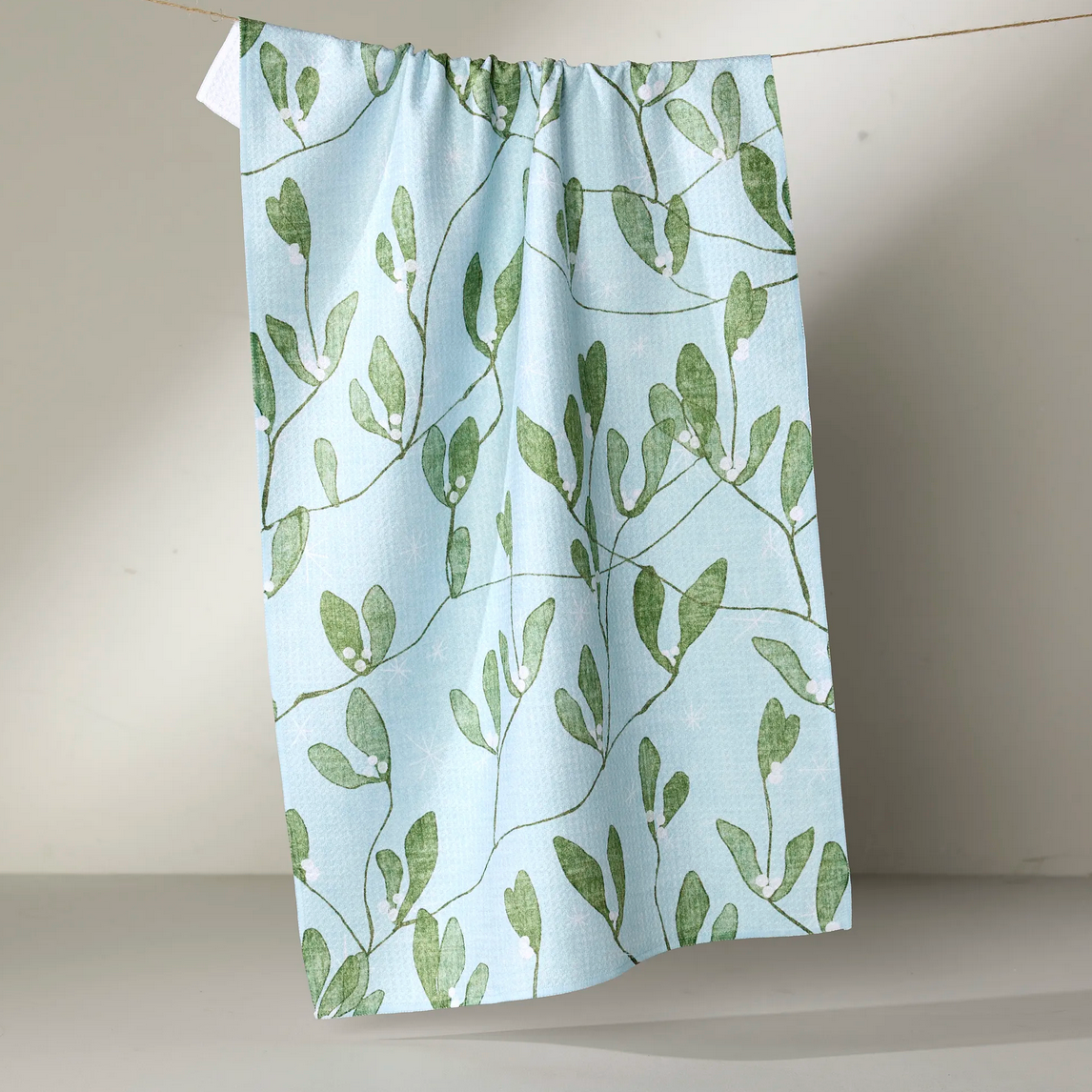 Geometry: Quiet Morning Tea Towel