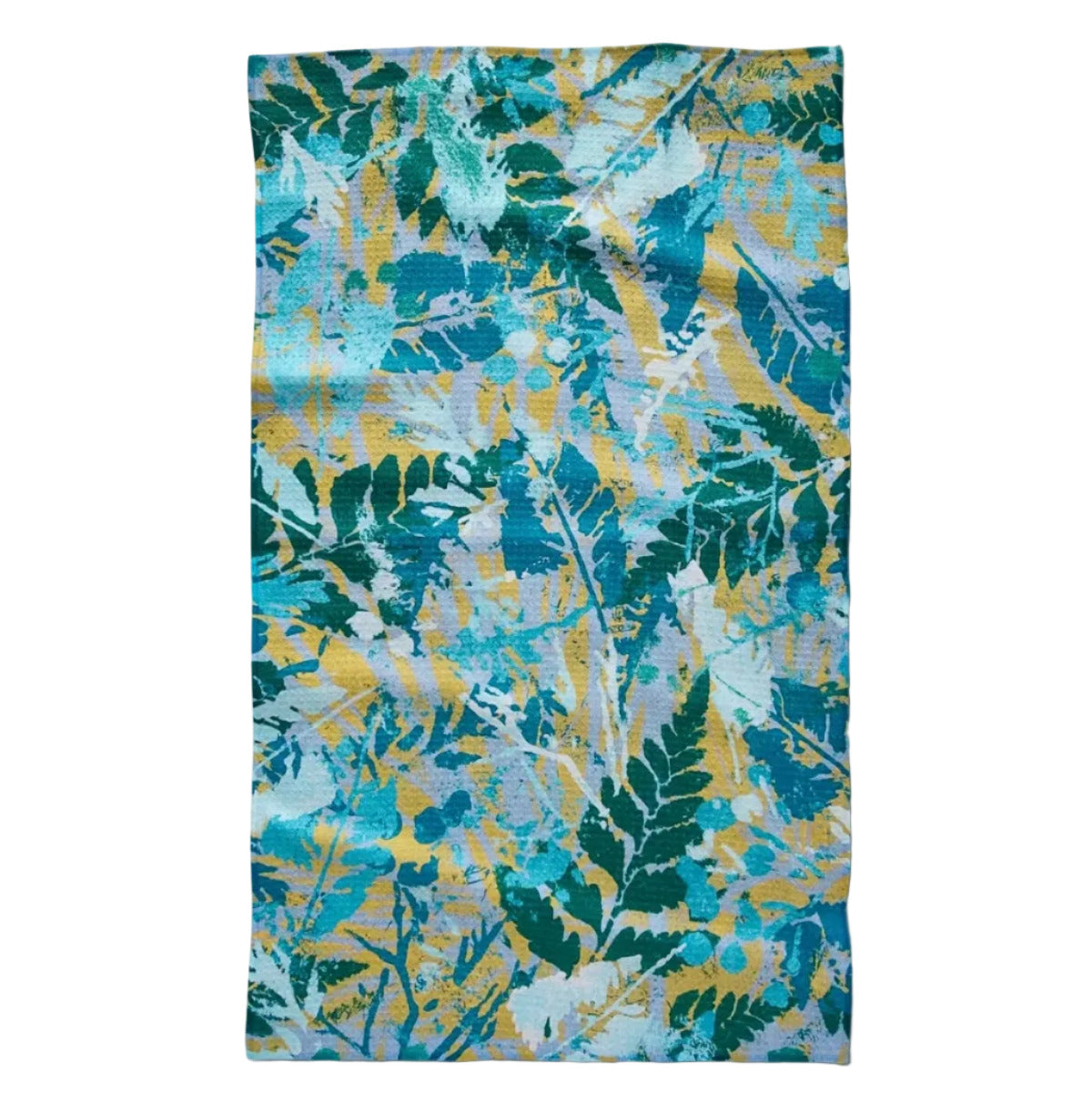 Geometry: Leafy Bush Tea Towel