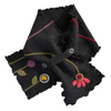 Woolflower: Black Flower Wrap