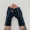 Sardine Clothing Co: Squiggle Fingerless Gloves