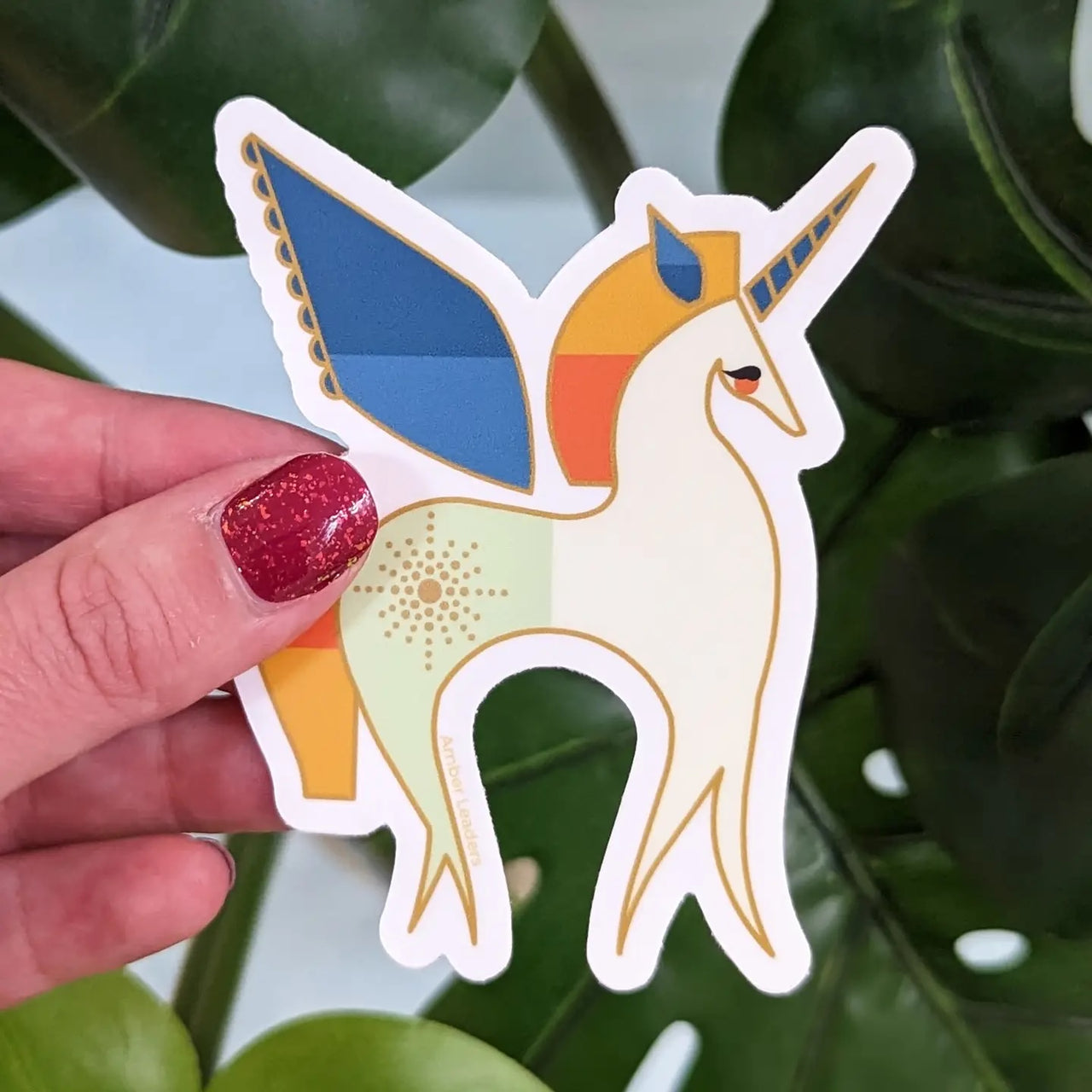 Amber Leaders: Unicorn Sticker