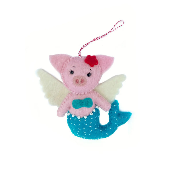 Ornaments 4 Orphans: Pig Mermaid Angel