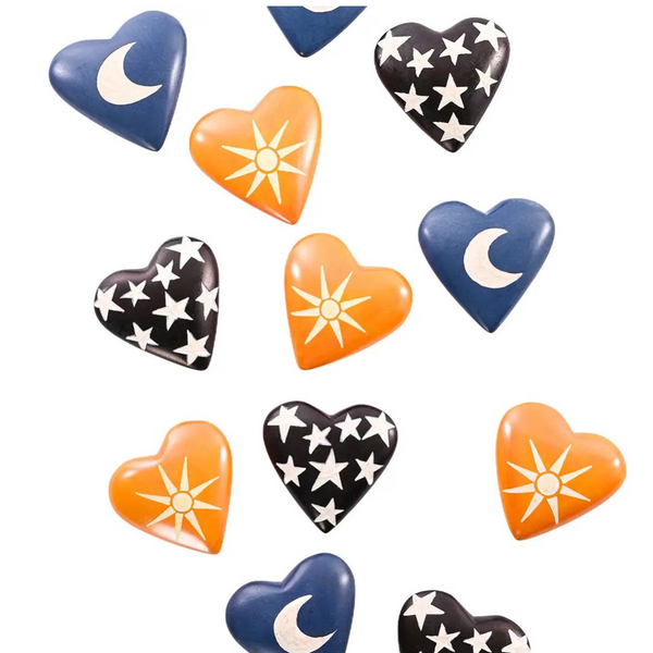 African Modern: Celestial Mini Heart