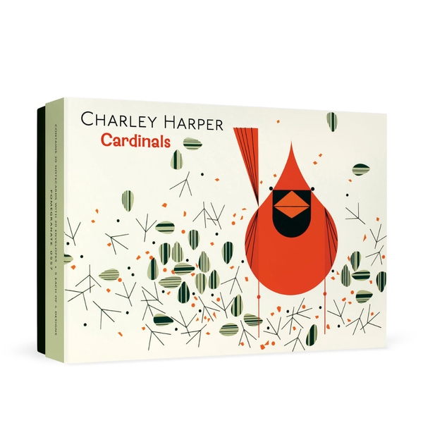 Pomegranate: Charley Harper Cardinals Boxed Notecard Assortment