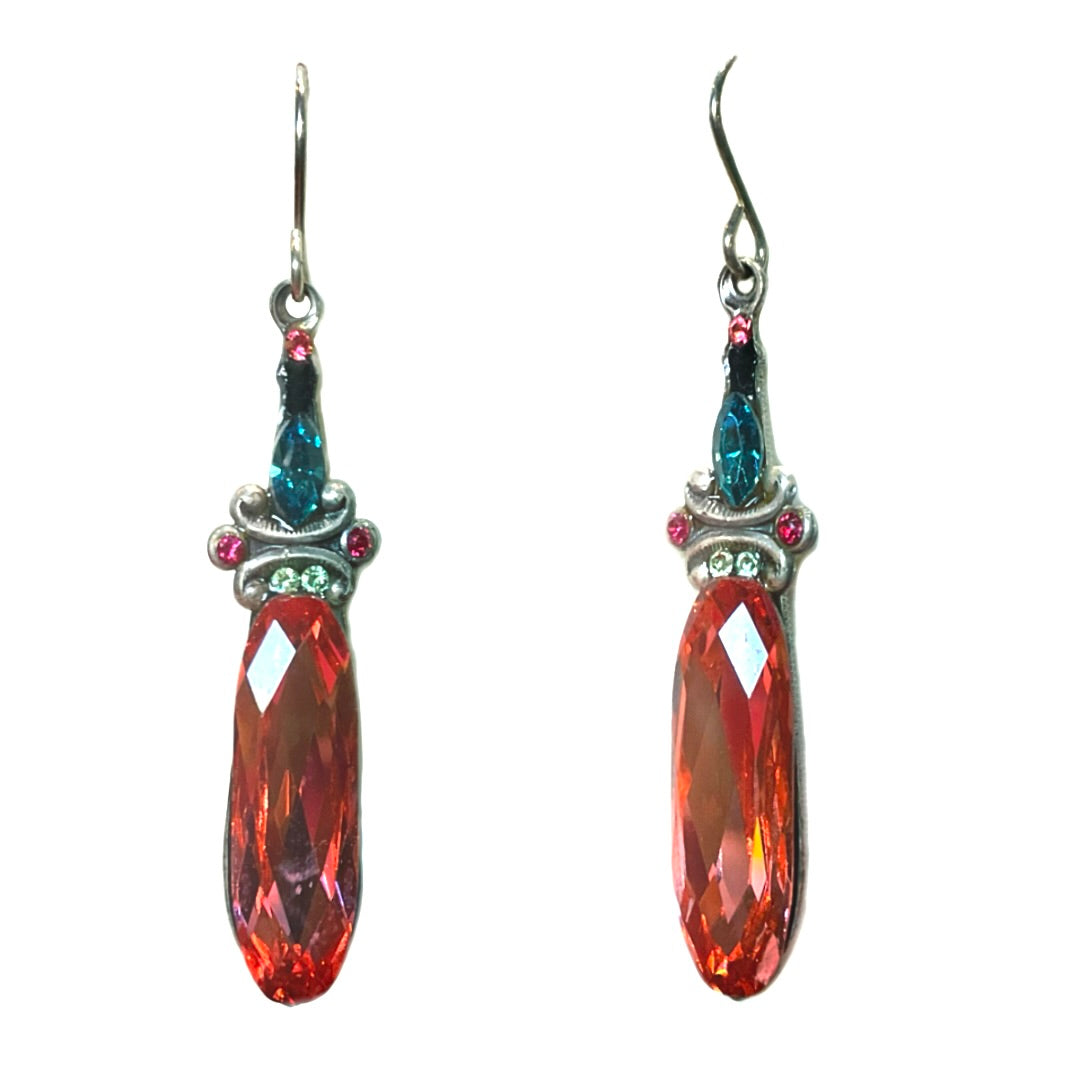 Firefly Crystal Drop Earrings (7444)