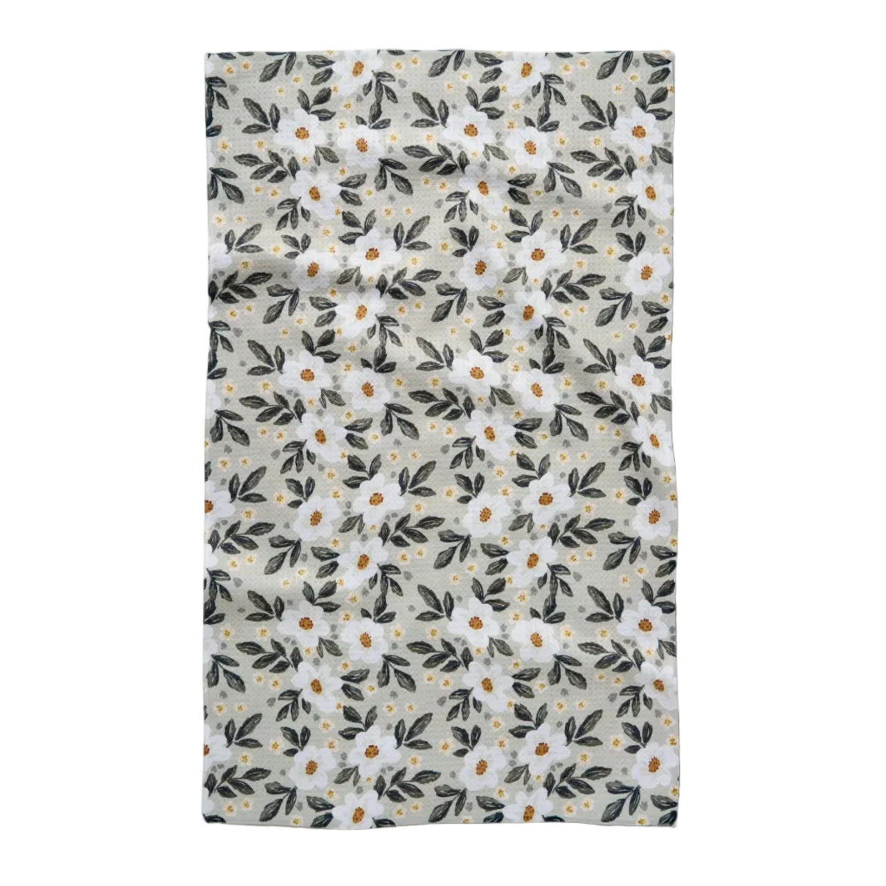Geometry: Painted Blossoms Tea Towel