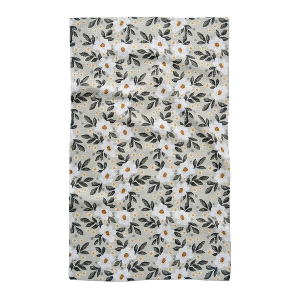Geometry: Painted Blossoms Tea Towel