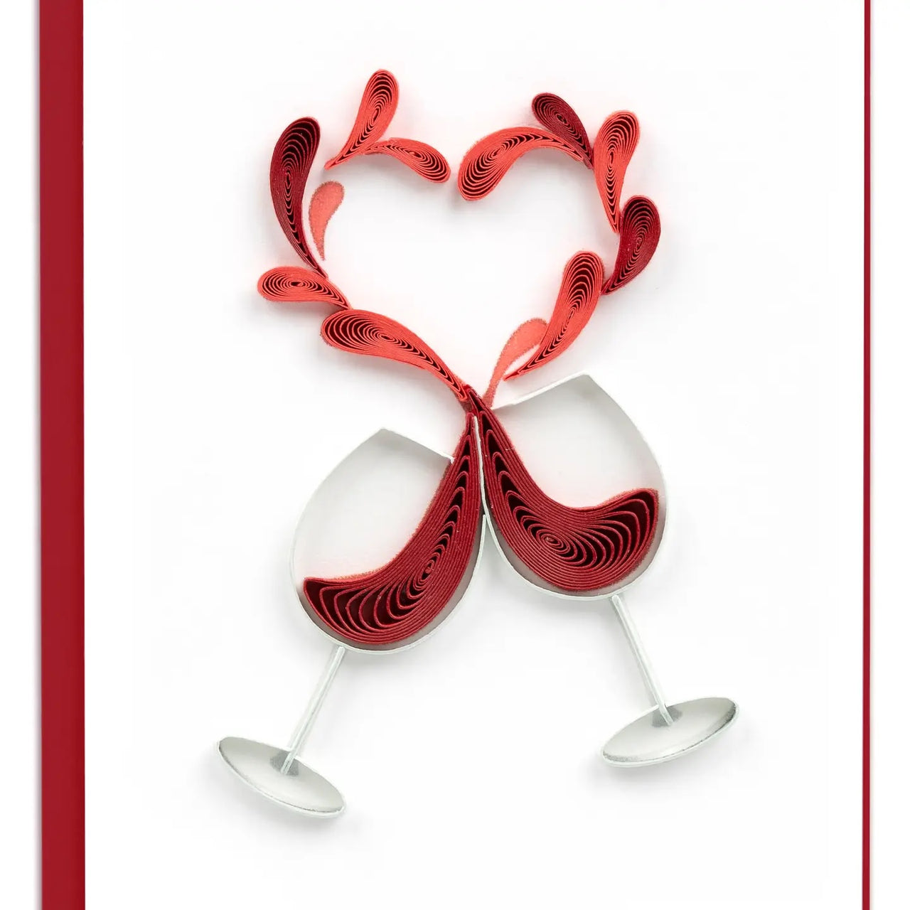 Quilling Card: Toast to Love Mini Enclosure Card