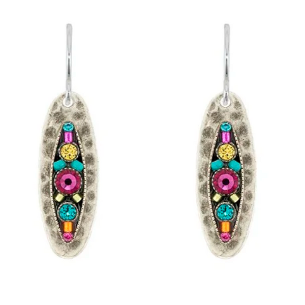 Firefly: Artisan Long Oval Earrings (E728-MC)