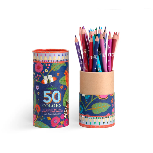 eeBoo: Victoria's Double-Sided Colored Pencils