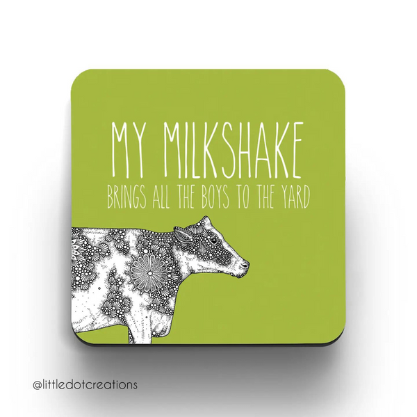 Little Dot Creations: My Milkshake Coaster