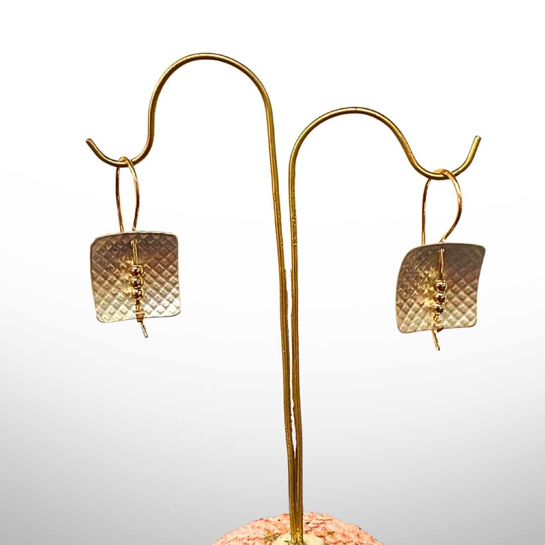 Carolyn Zakarija: Square Drop Earrings