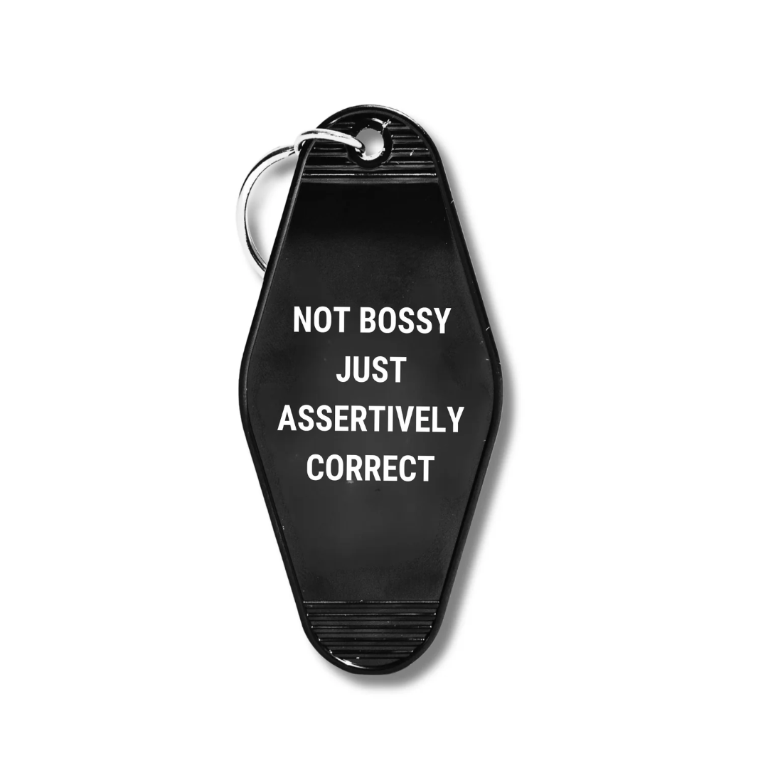 Get Bullish: Not Bossy Keychain