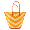 Shebobo: Santa Cruz Straw Tote -  Saffron