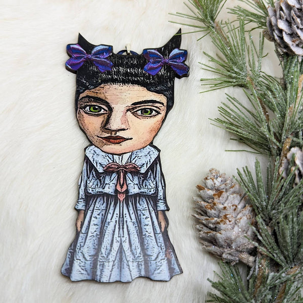 Iamsonotcool: Goth Girl Ornament