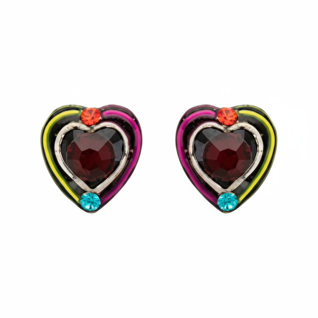Firefly: Stud Mini Heart Post Earrings (E994p-MC)