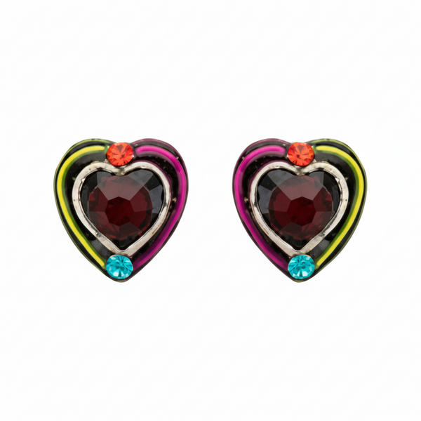 Firefly: Stud Mini Heart Post Earrings (E994p-MC)