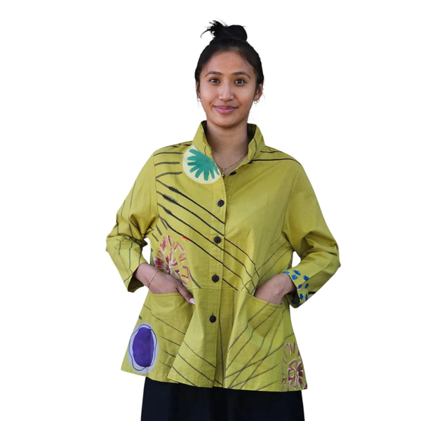 Yaza: Batik Shirt Jacket