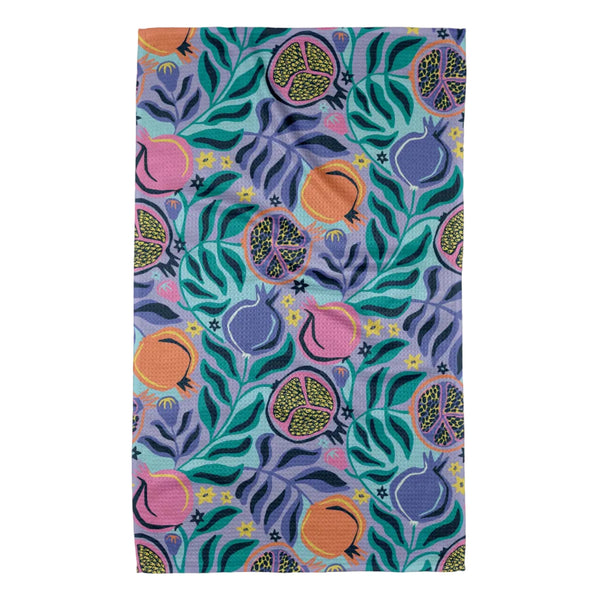 Geometry: Lucky Pomegranate Tea Towel
